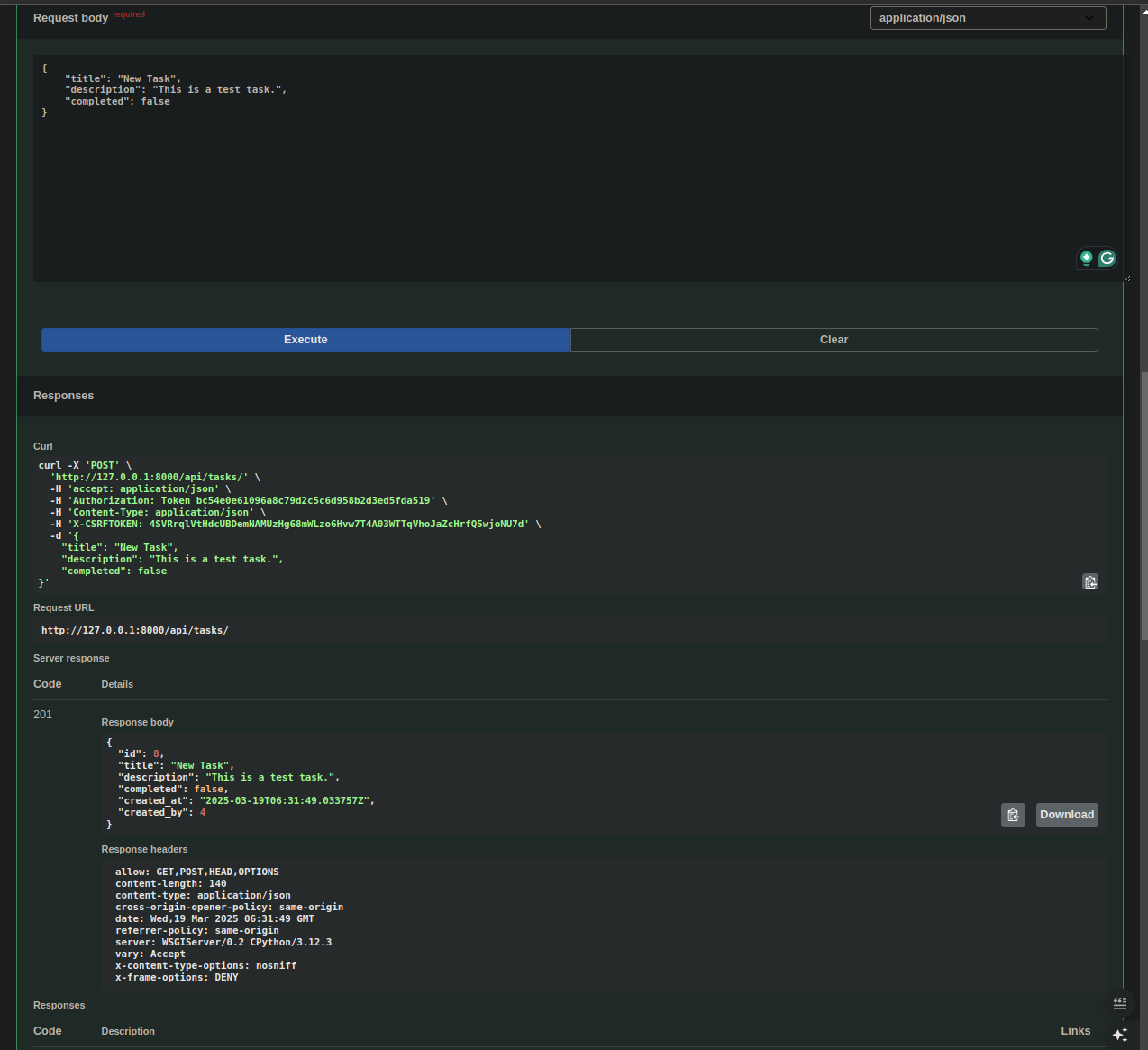 swagger UI