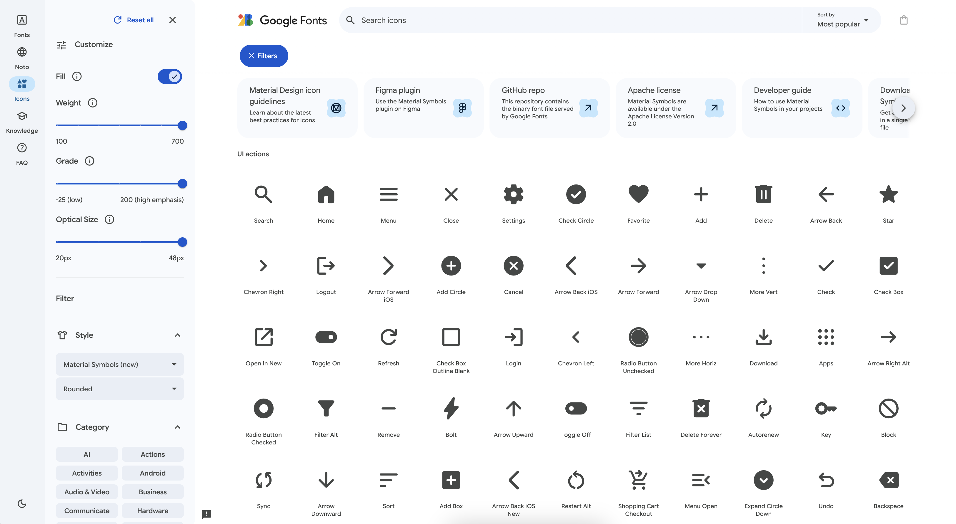 Material Design Icons