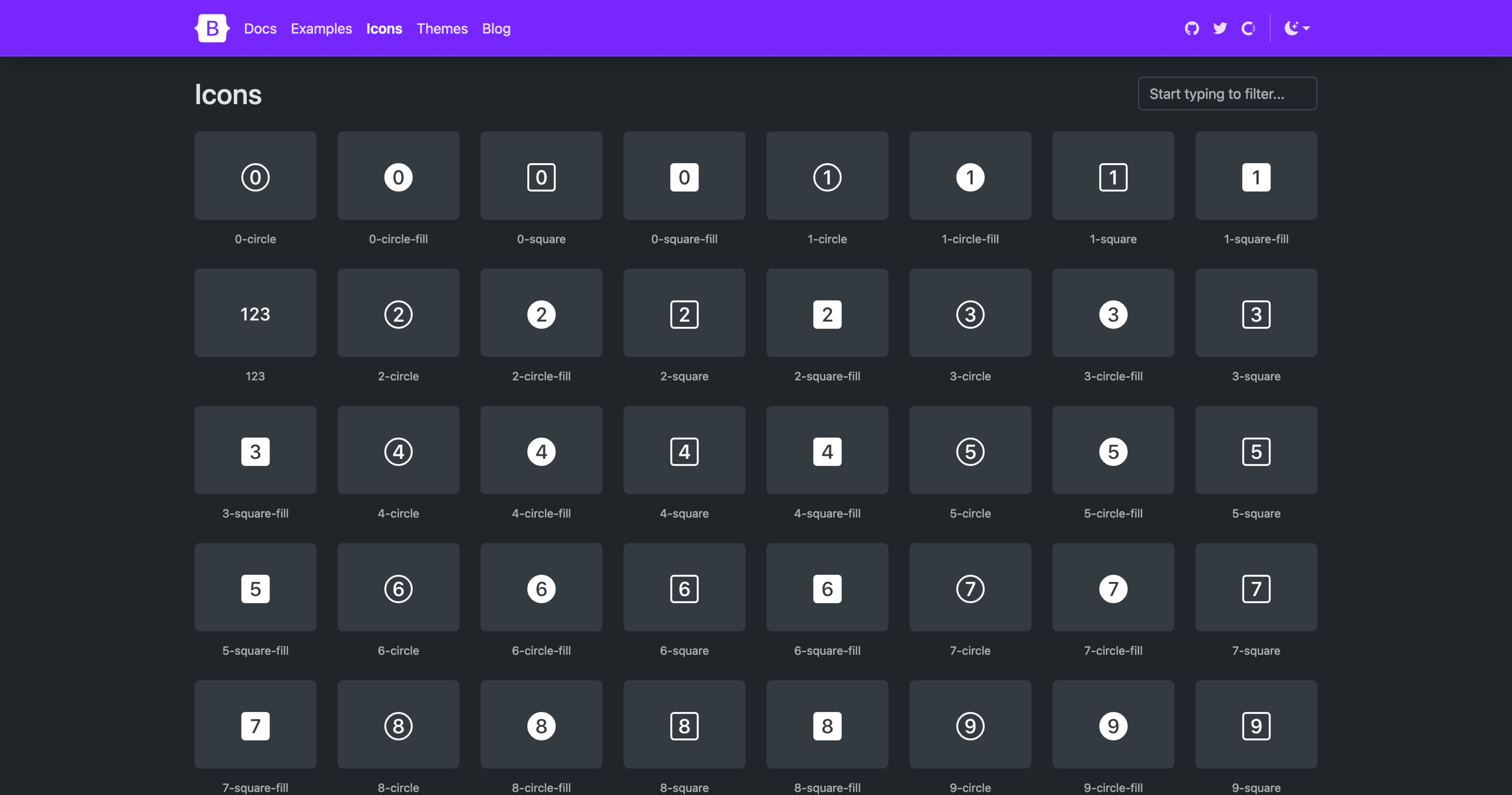Bootstrap Icons