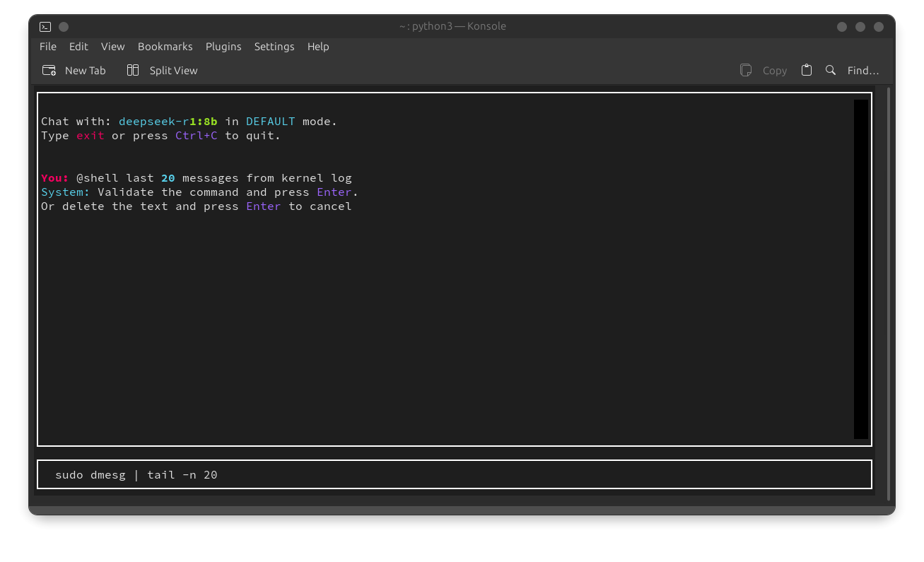 Generate shell commands