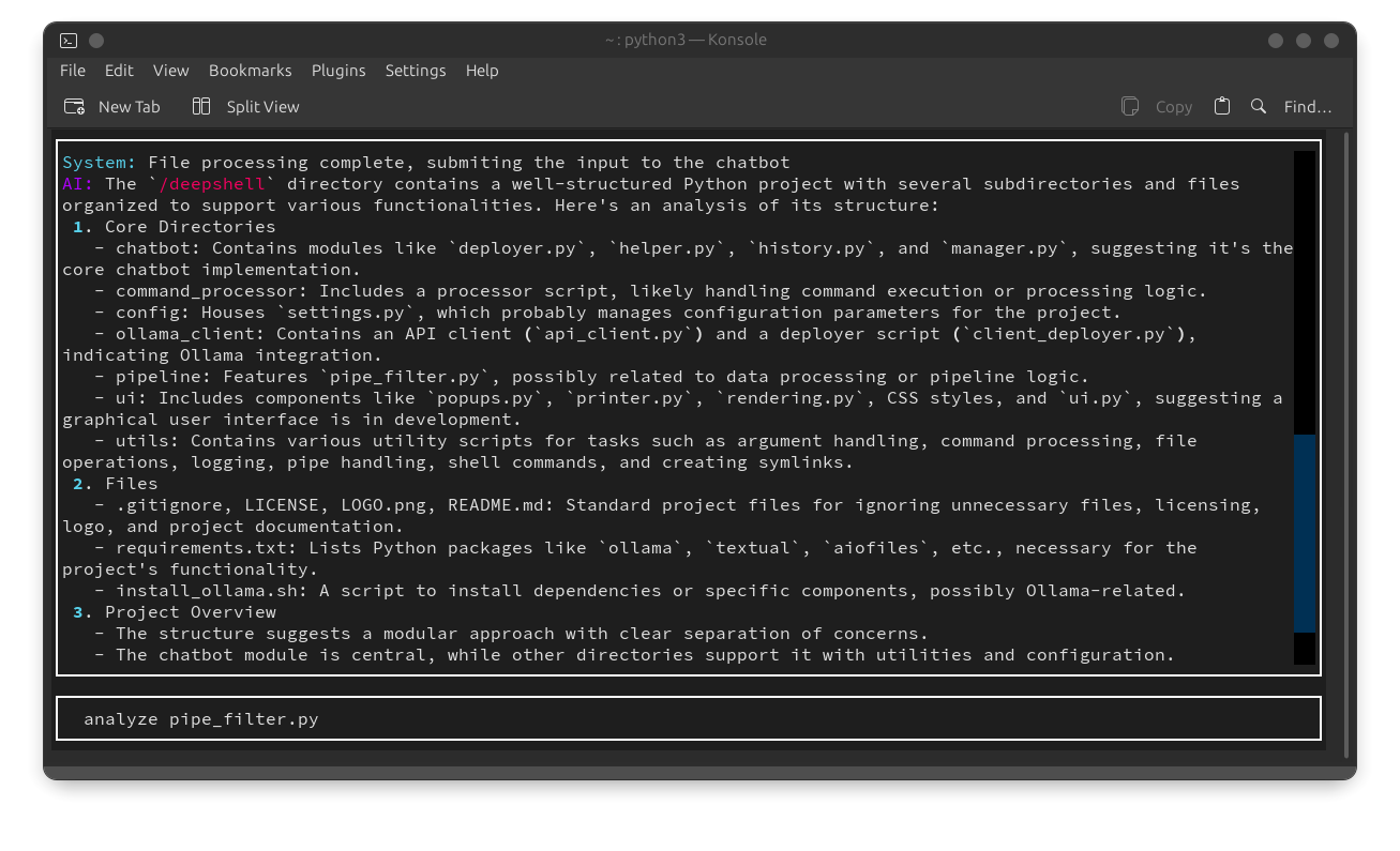 Chat about files