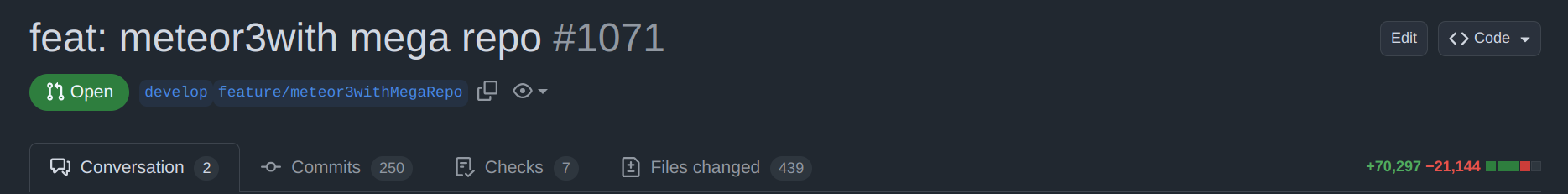tiny PR