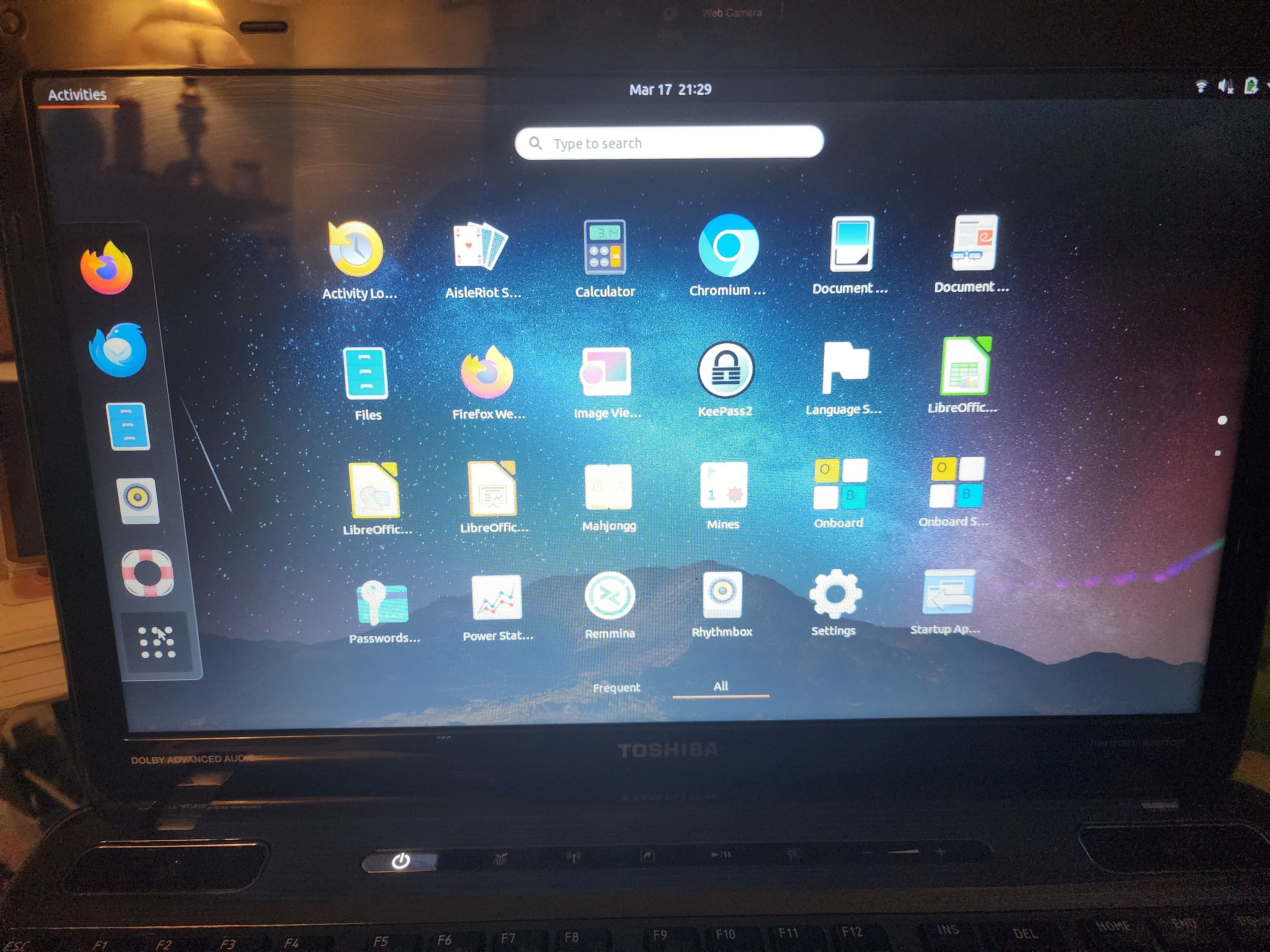 Ubuntu 20 interface