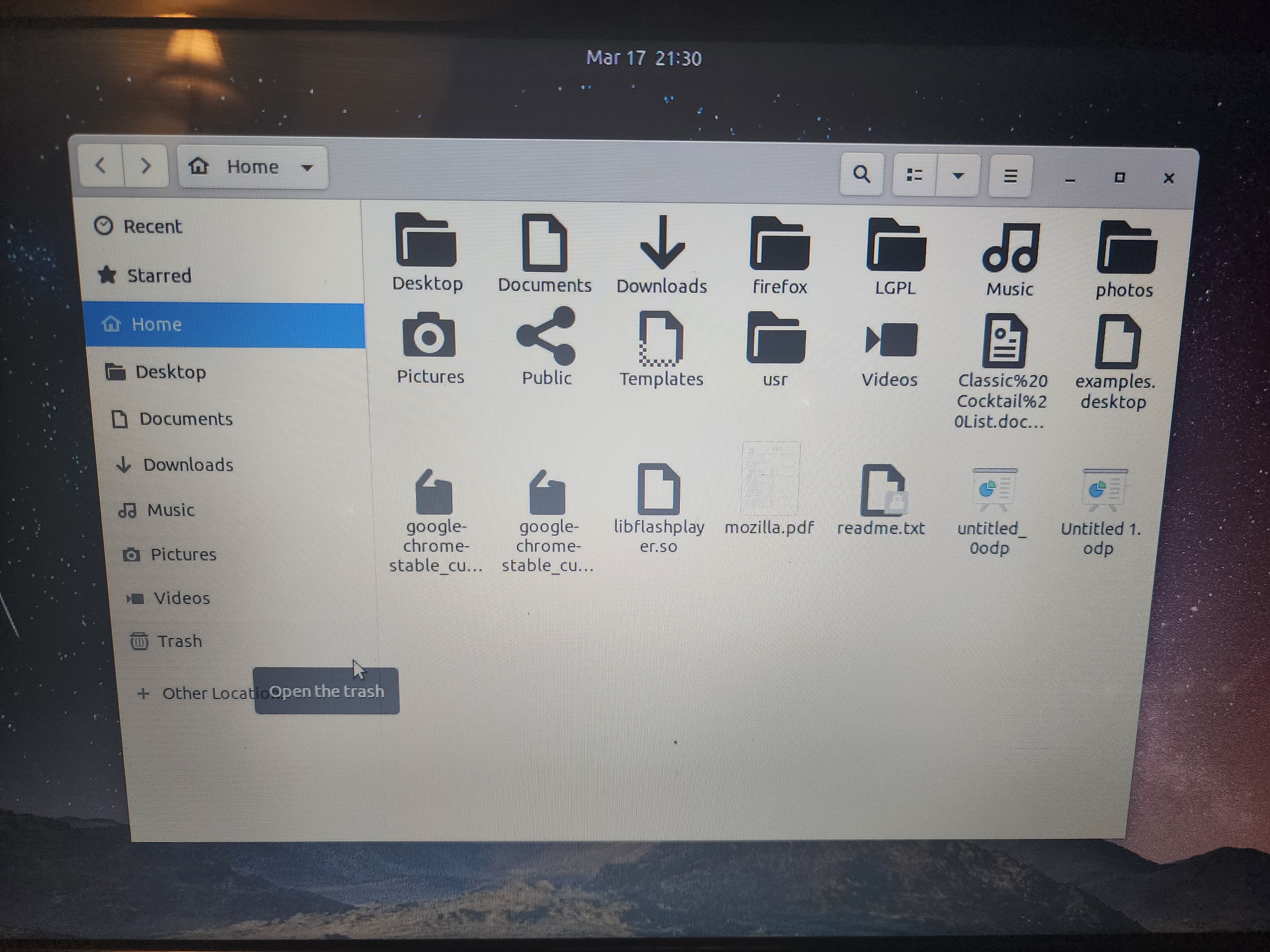 Ubuntu 20 folders