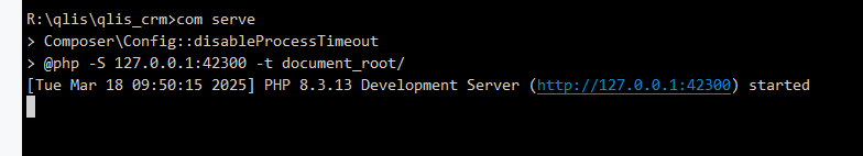 composer serve