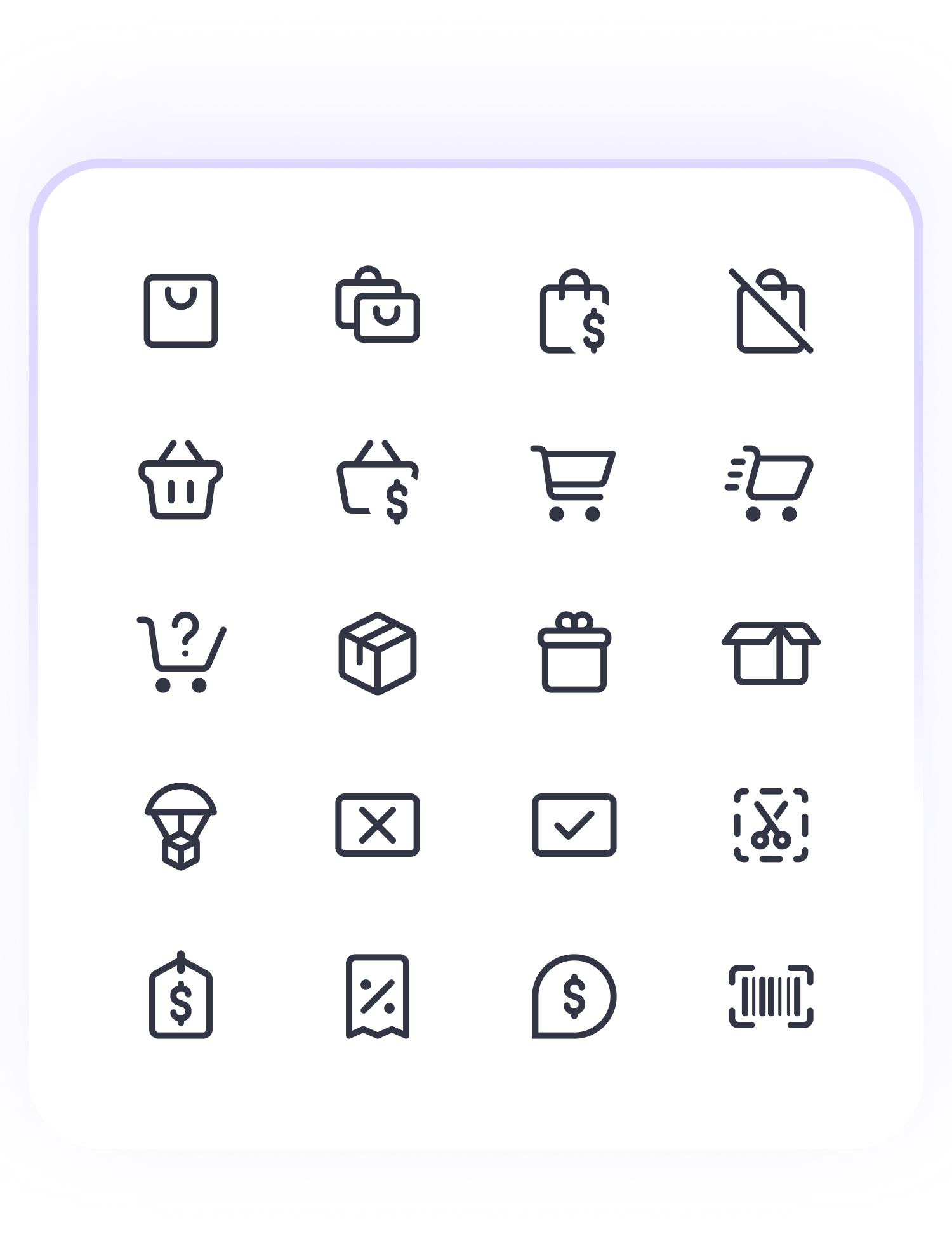E-commerce Icons