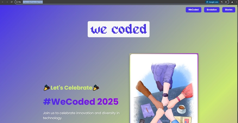 Celebrate WeCode: celebrate innovation and diversity in technology 🎉
