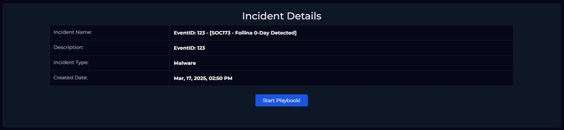 LetsDefend SIEM Alert: Follina 0-Day Detected EventID: 123