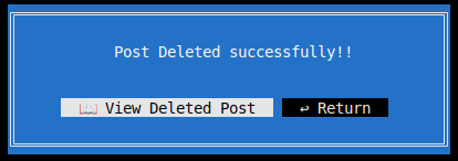 Confirmation Screenshot