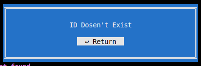 Error Handling Screenshot