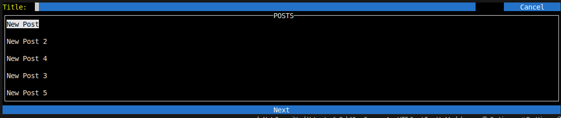 Title Search Screenshot