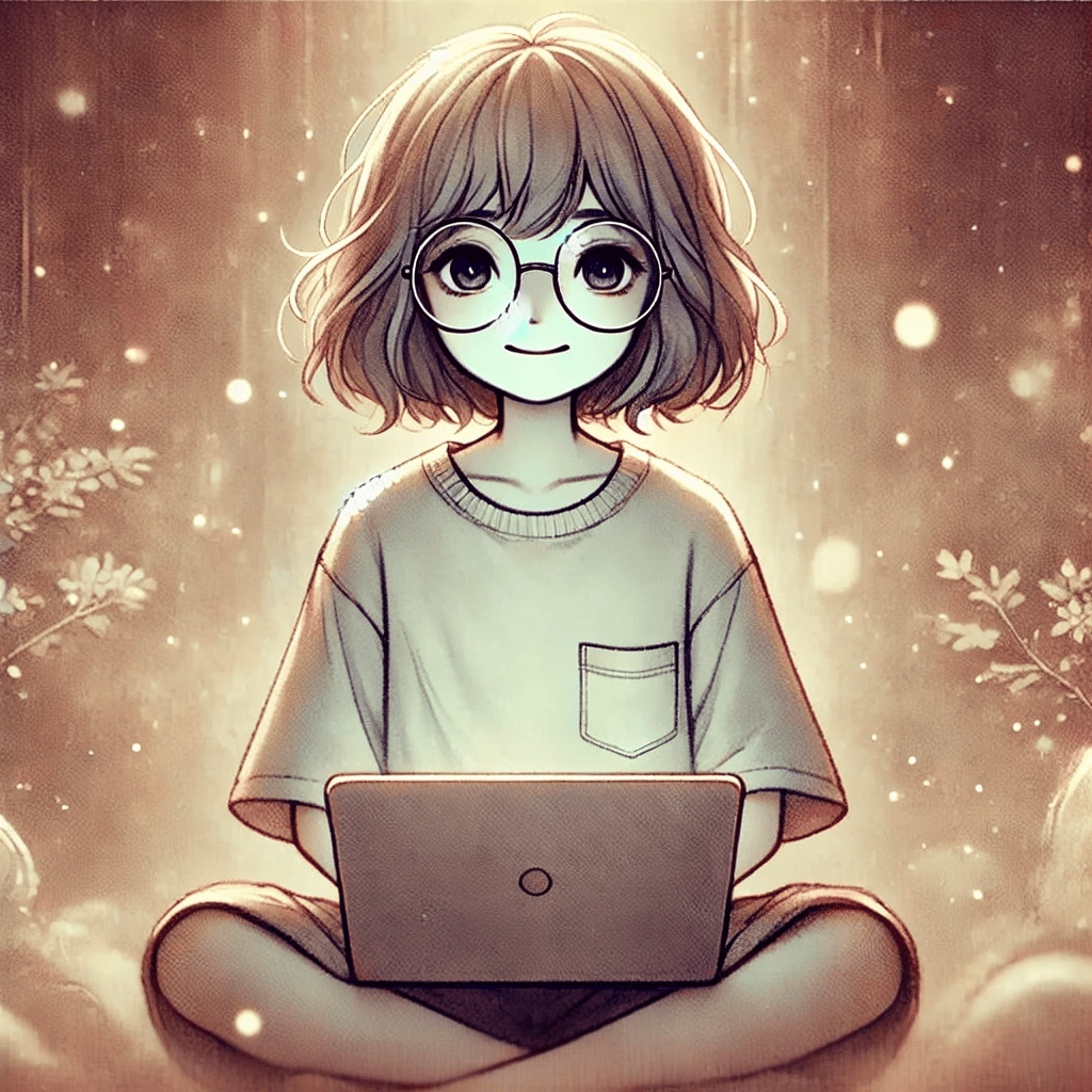 A girl who's happy and hopes for something better