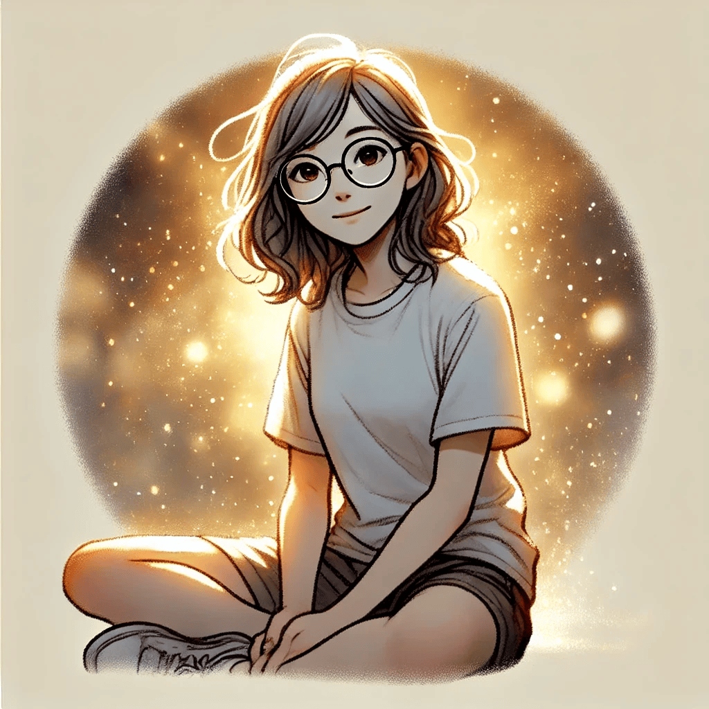 A girl who's happy and want others to be as well