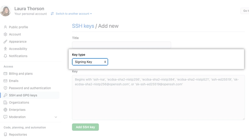 How to verify GitHub commits with SSH