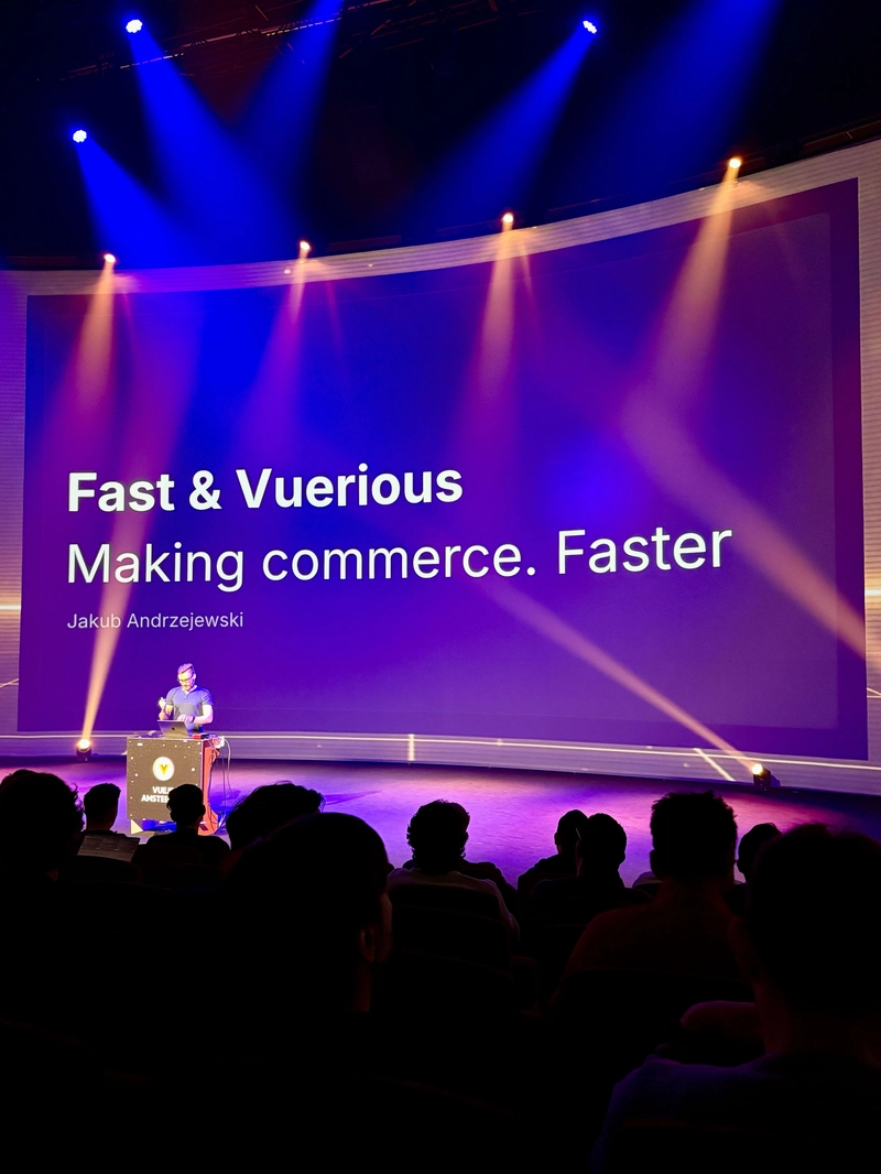 I was a speaker at Vue.js Amsterdam 🚀