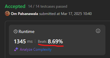 Solution beats x%