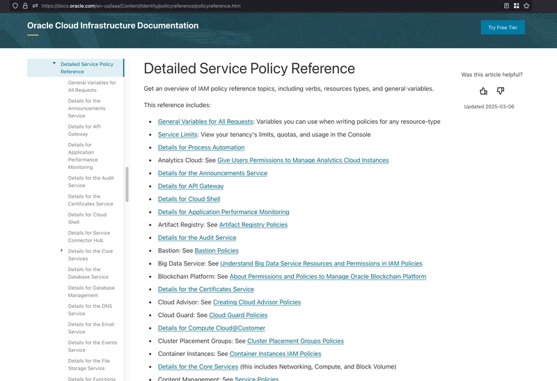 A non-exhaustive list of all OCI policy Aggregate Resource Types