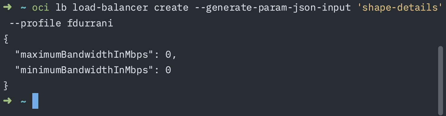 Generating Parameter JSON Input