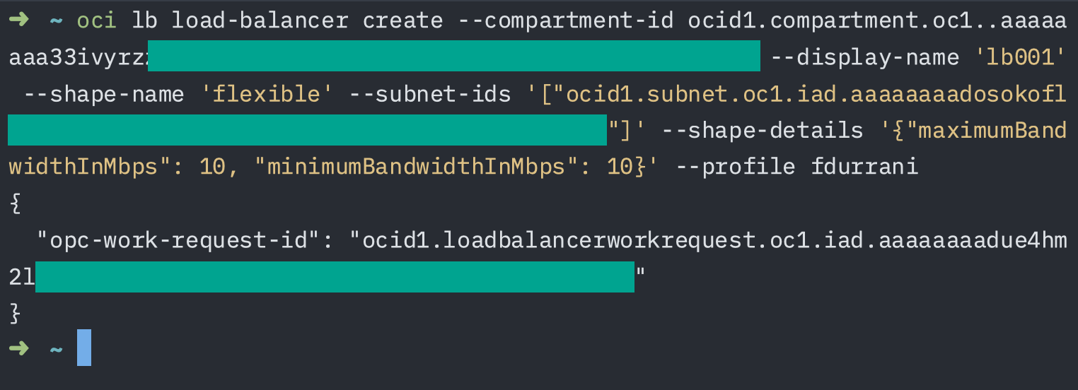Creating Load Balancers