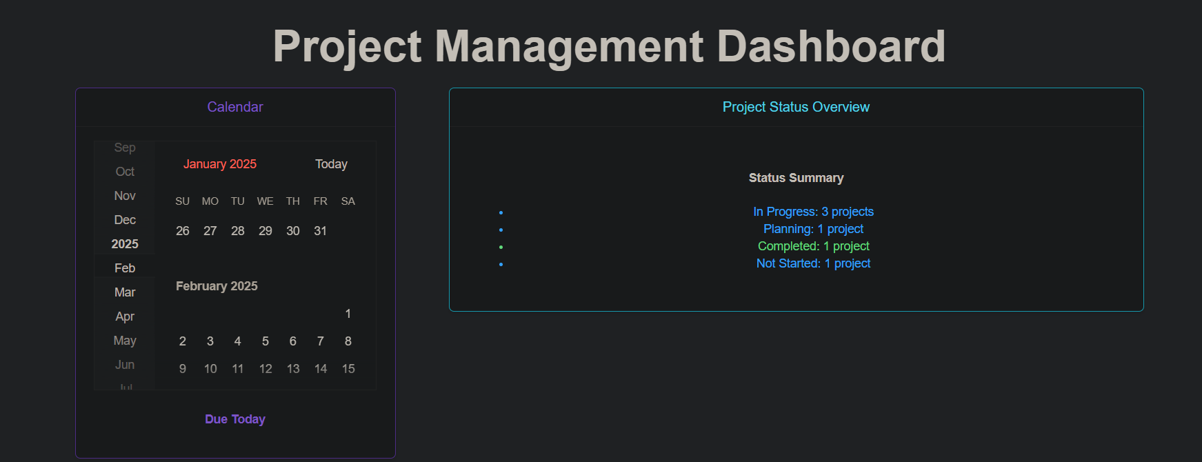 Dashboard