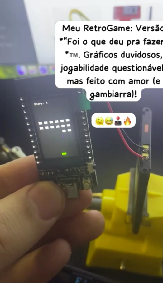 ESP32 Defender: Building an Alien Attack-Inspired Game with T-Display ESP32 and Arduino IDE