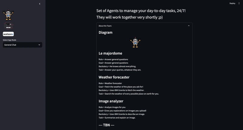 My personal “majordhomme” (butler) AI agent with CrewAI, Granite, DeepSeek and more…