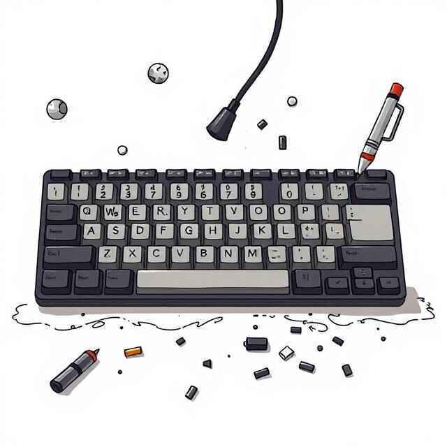 Fact - Most Computer Keyboards are Quite Dirty