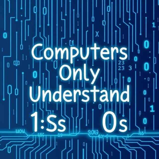 Computers Only Understand 1s and 0s
