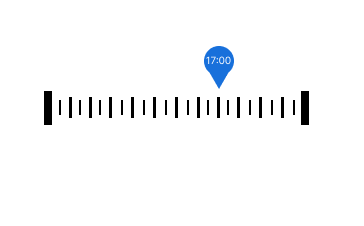 Slider time picker