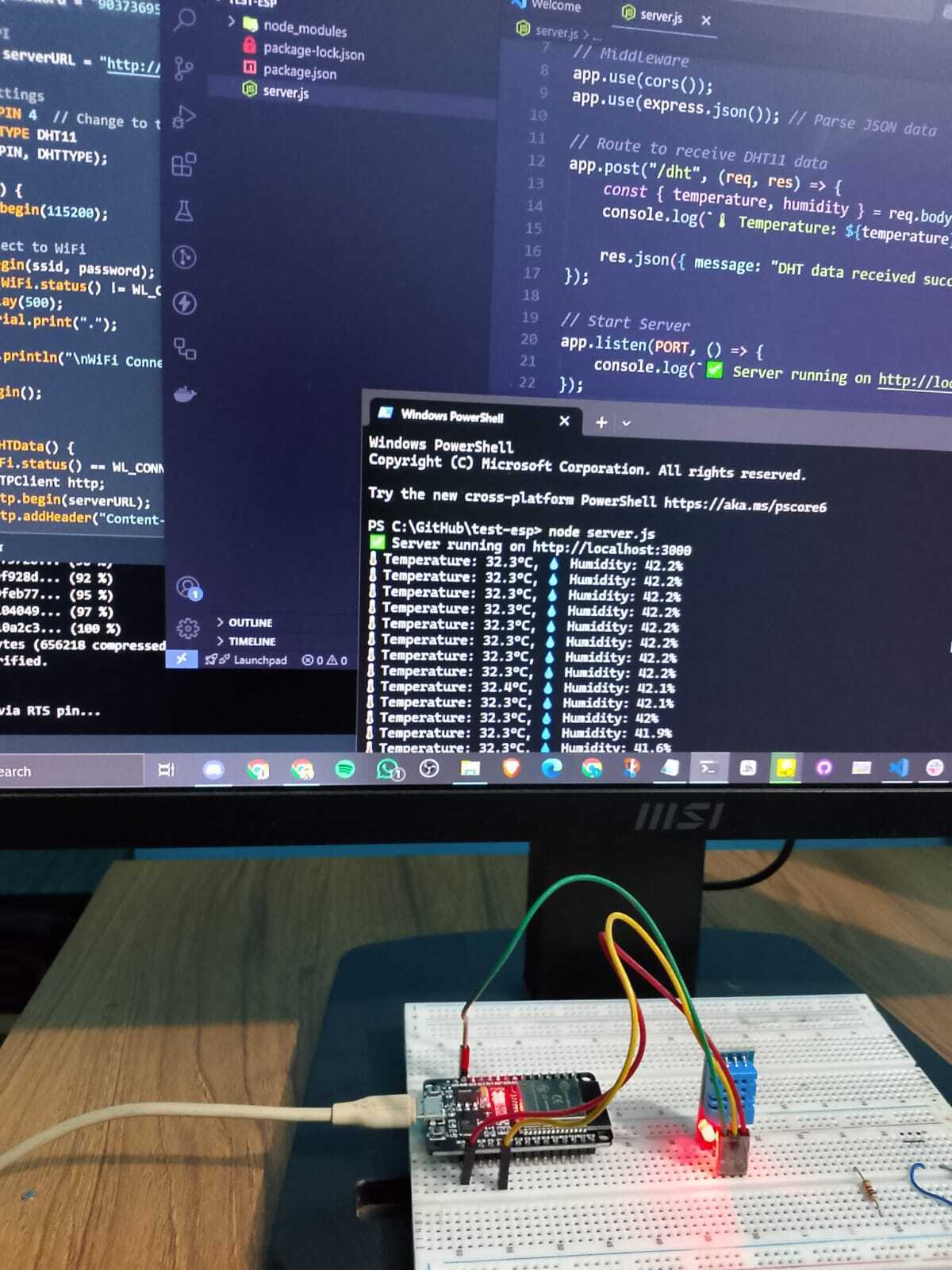 HonoSphere Connection Diagram Breadboard