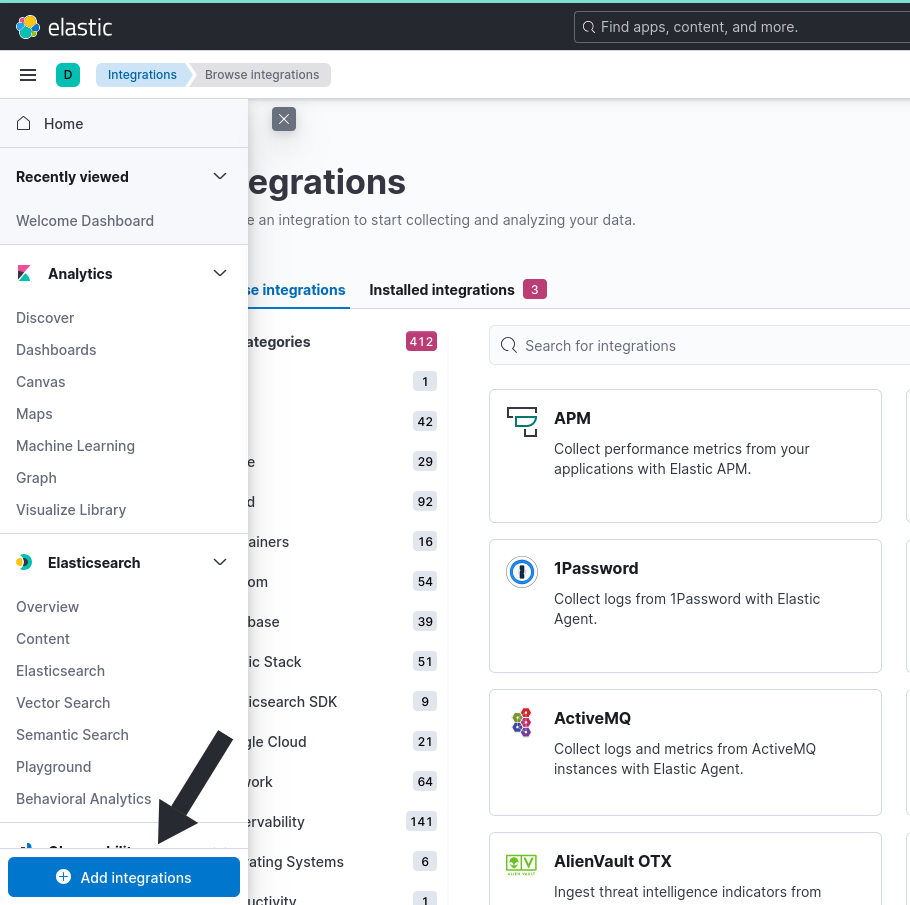 Integration Page