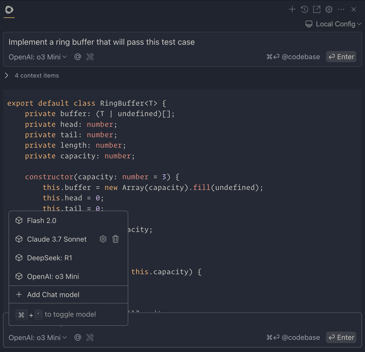 Visual Studio Continue with Openrouter Local Config<br>
