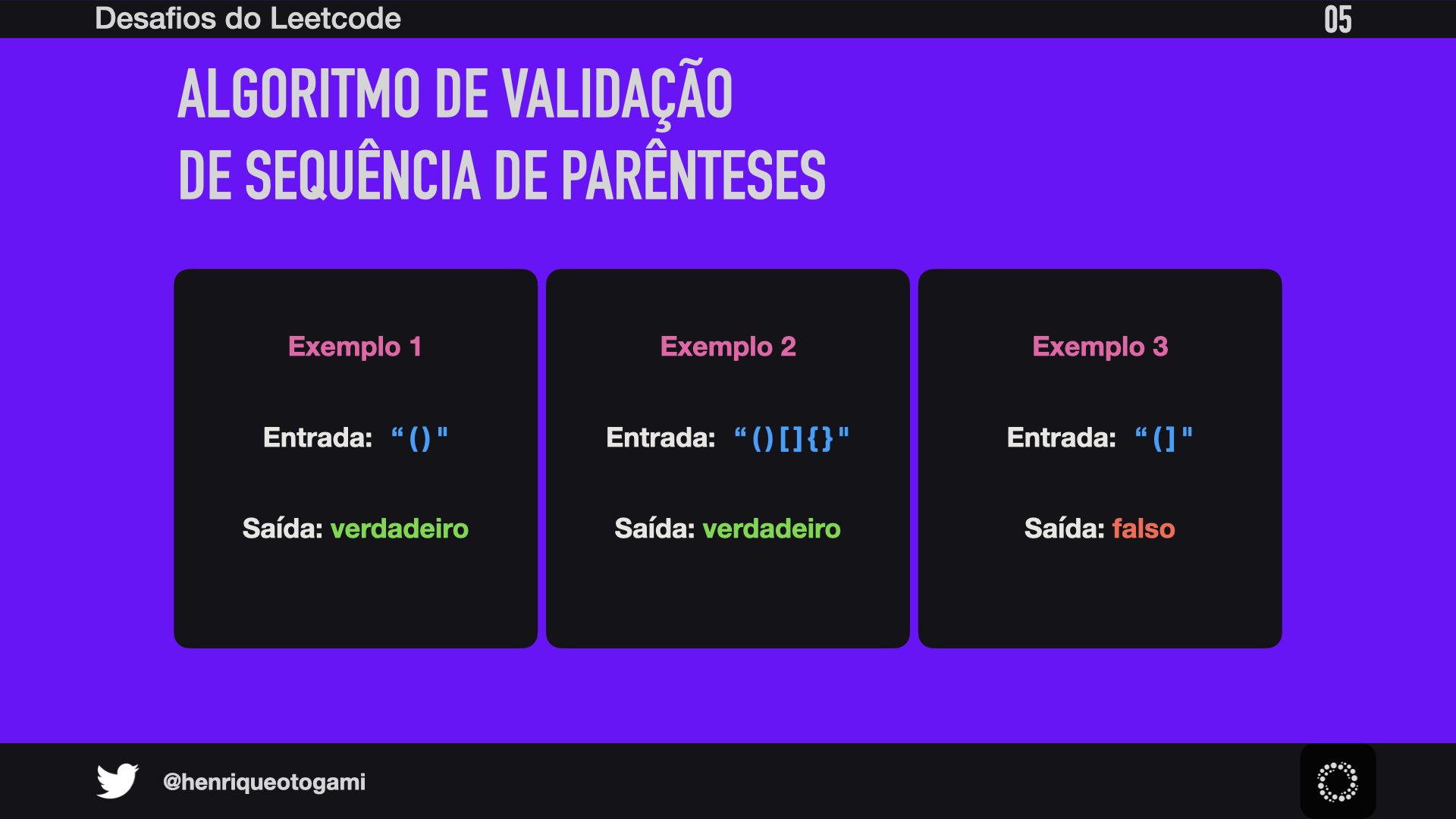 Slide 05 - Exemplos dos requisitos de validação de sequências