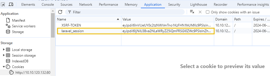 viewing cookies to identify ORM