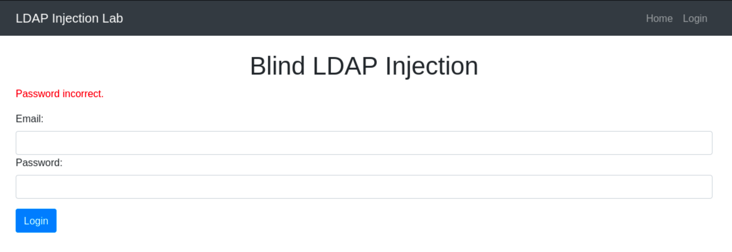 Resulting LDAP query of the second character