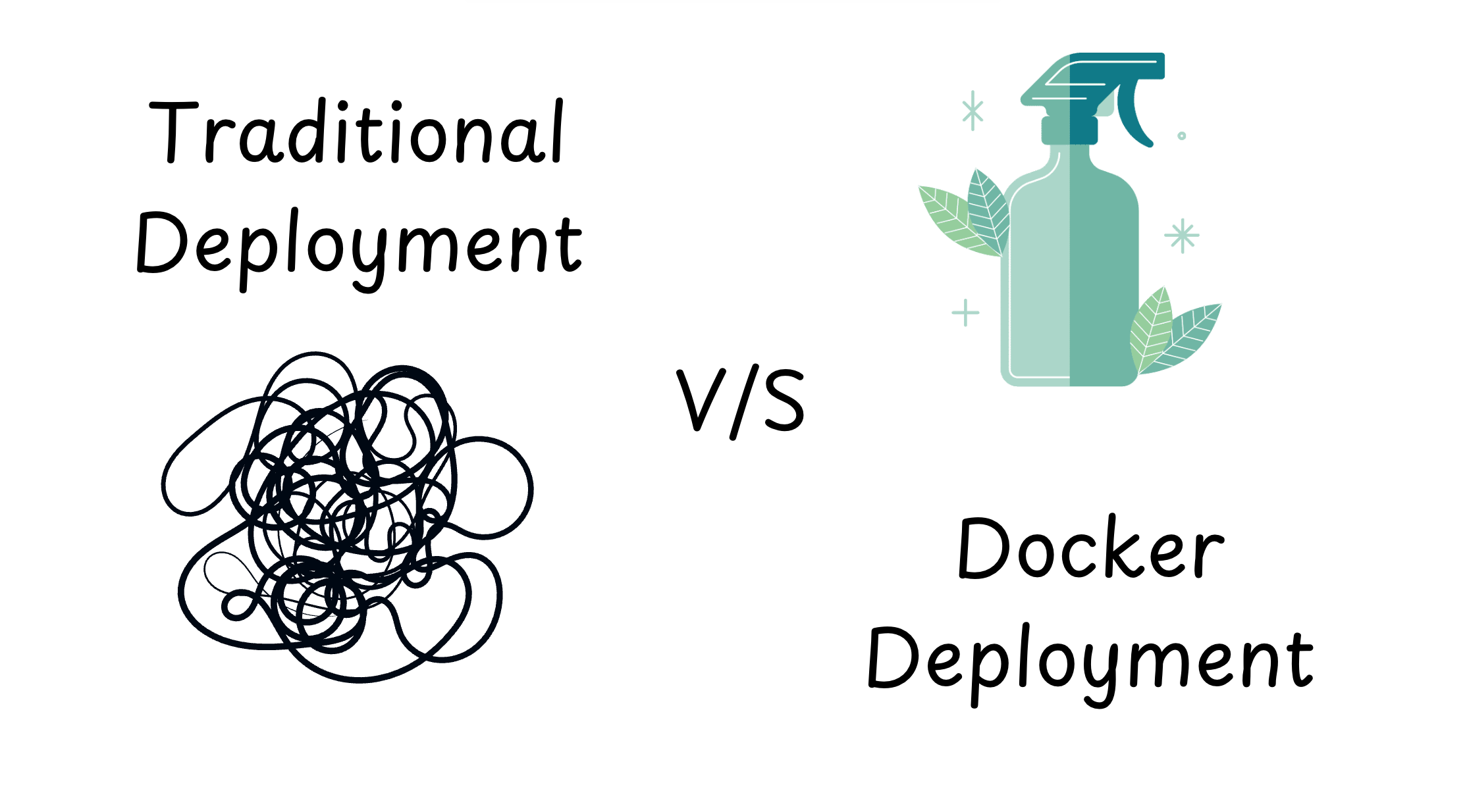 tradition deployment vs docker deployment