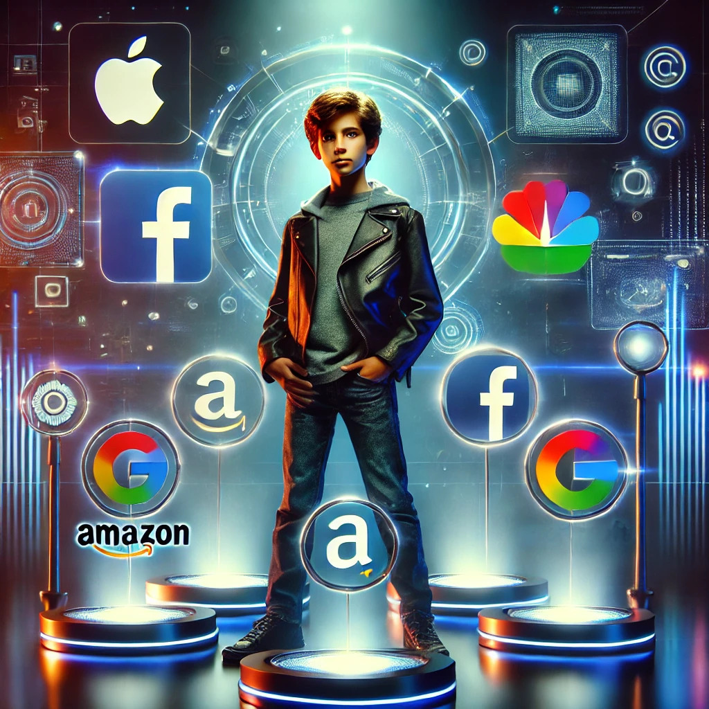 Young Boy with several tools