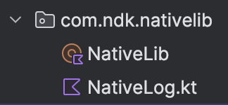 Native log