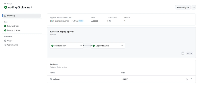 Streamlining .NET 9 Deployment With GitHub Actions and Azure