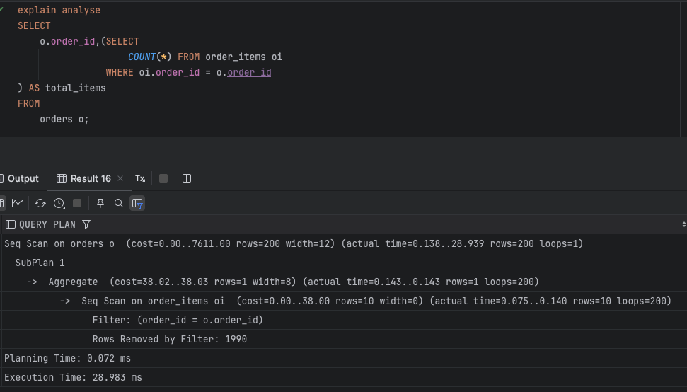 Query com count
