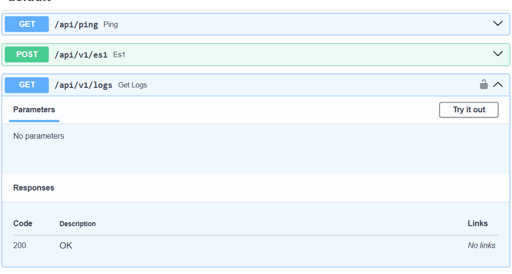 OpenAPI endpoints