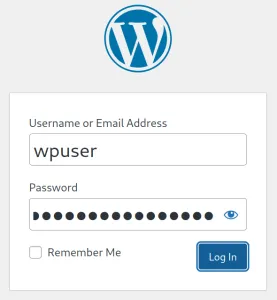 wp-user login