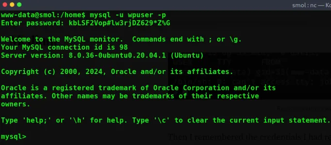 MYSQL
