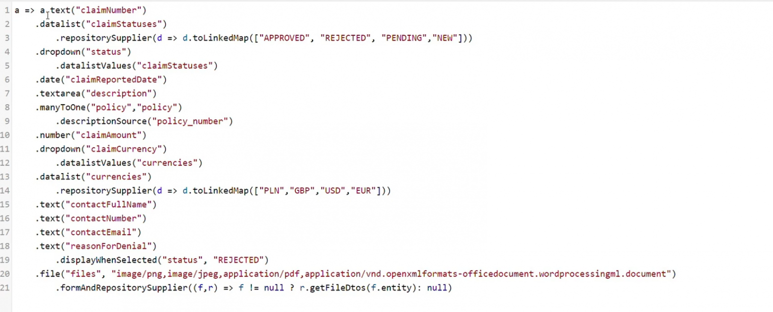insurance software development