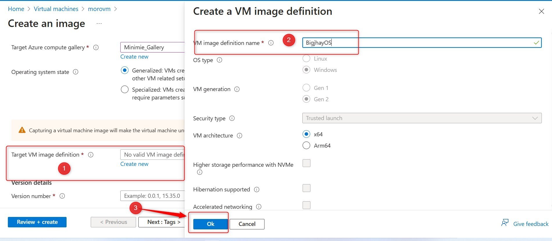 Image definition name