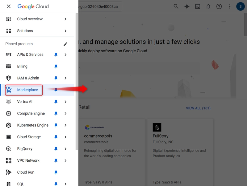 Getting Started with Cloud Marketplace
