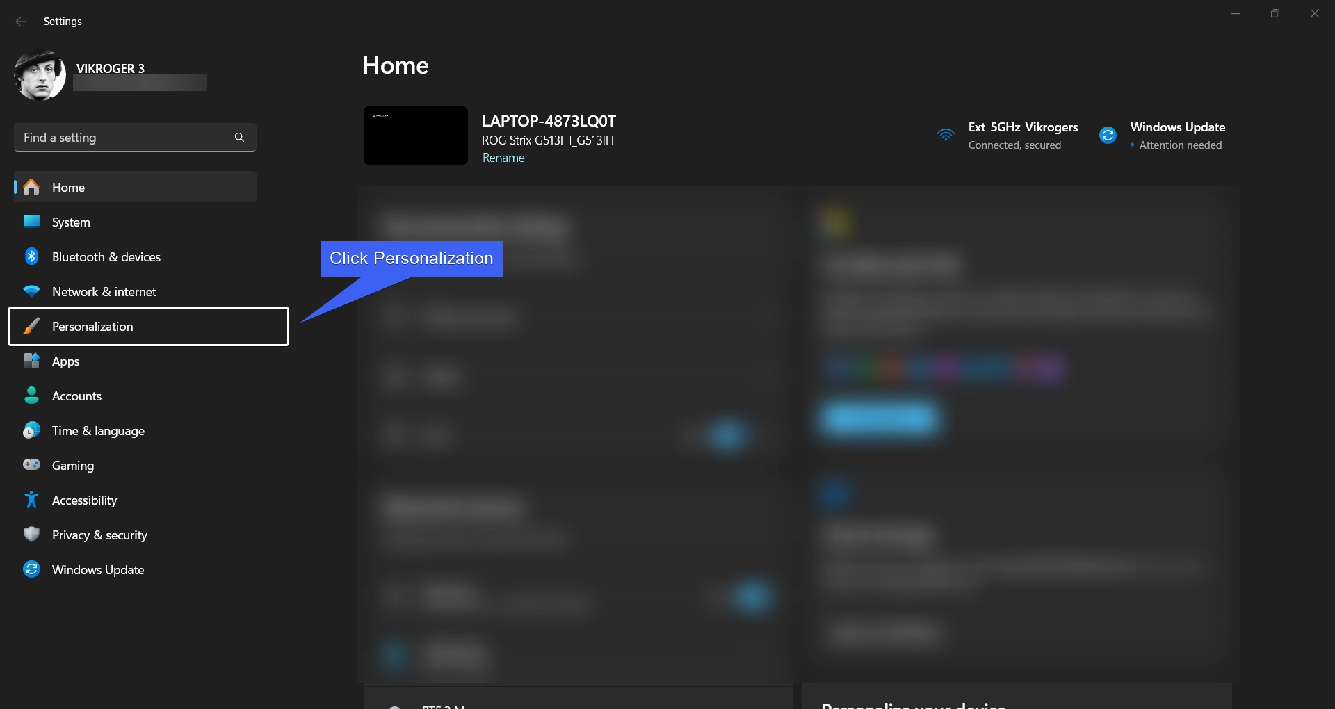Click Personalization