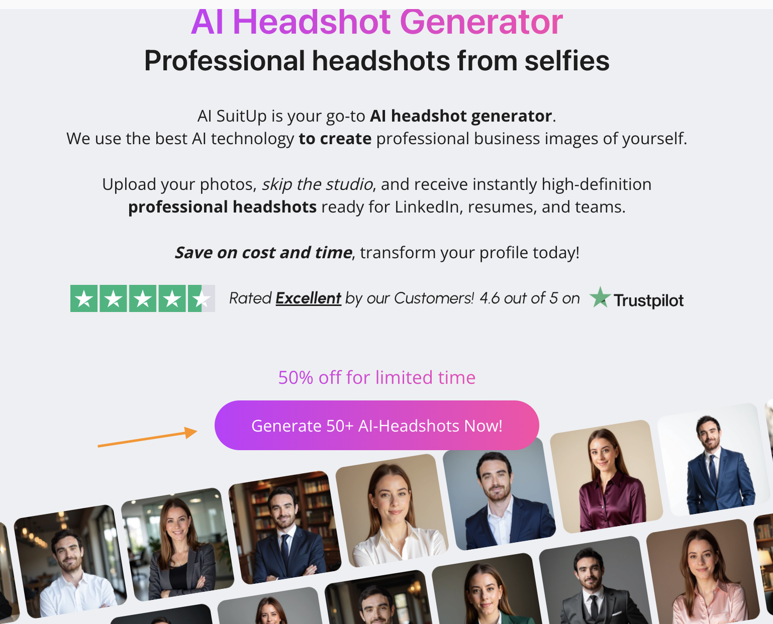Create headshots