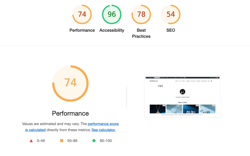 Building High-Performance E-commerce Websites Based on WordPress CMS